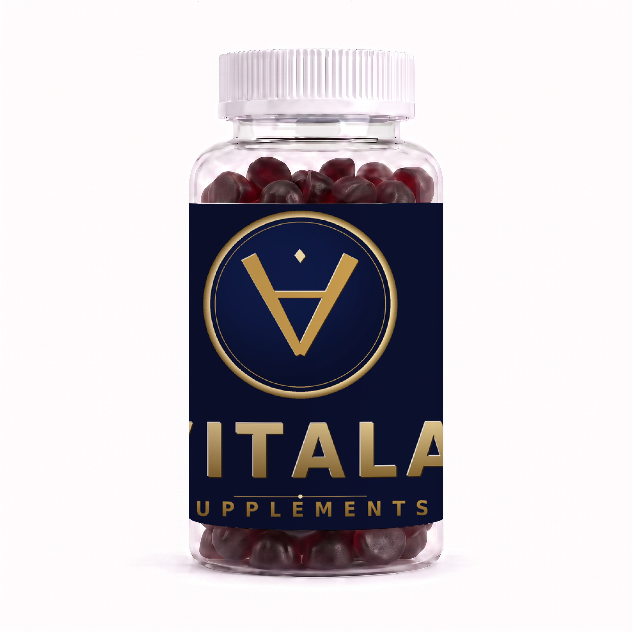 Vitala Supplements Ashwagandha plus Vitamin D2 Gummies, 60 count bottle