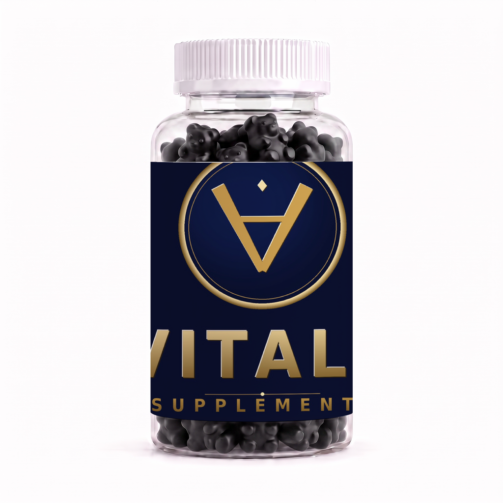 Vitala Supplements Shilajit Gummies, 60 count bottle