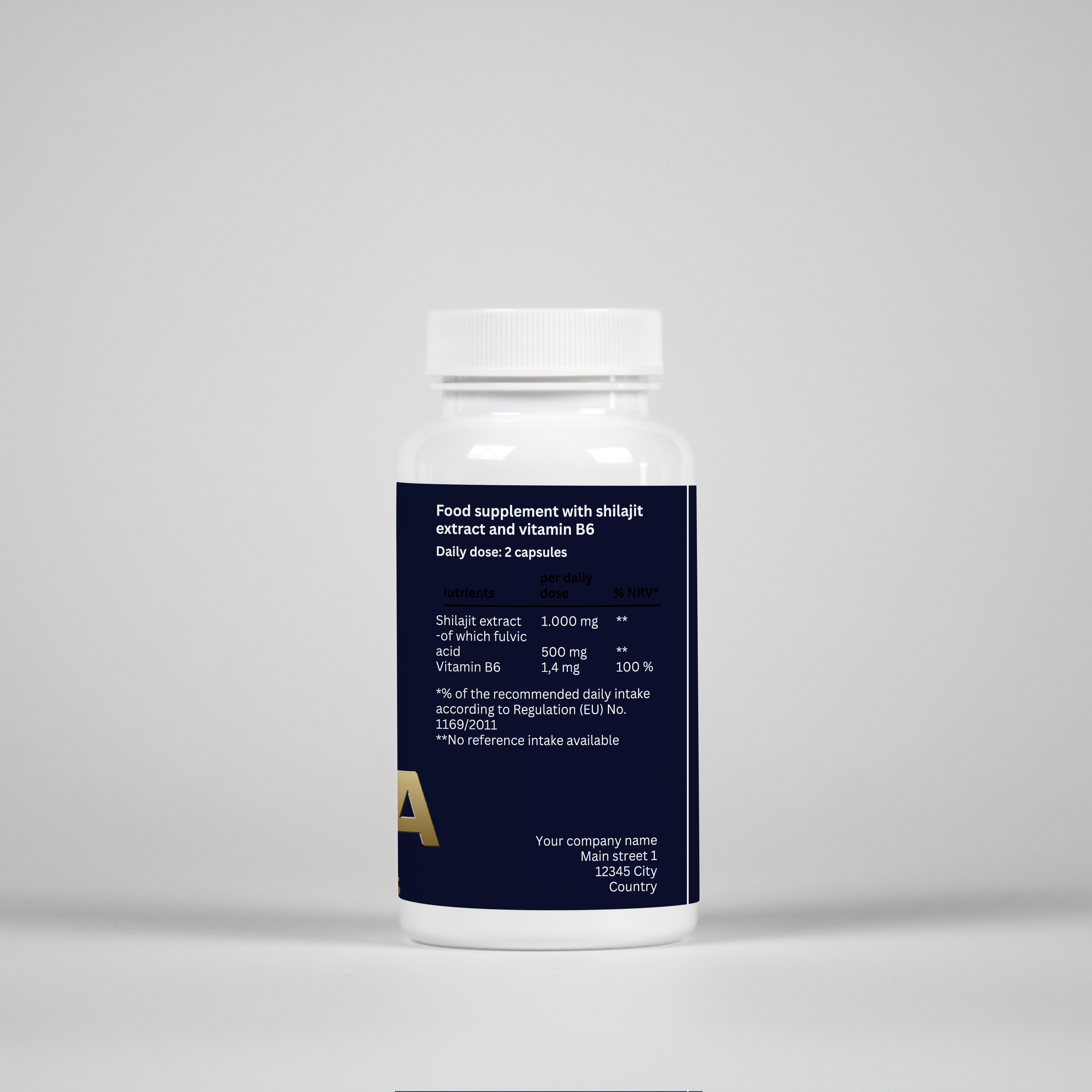 Shilajit + Vitamin B6 - 60 Capsules