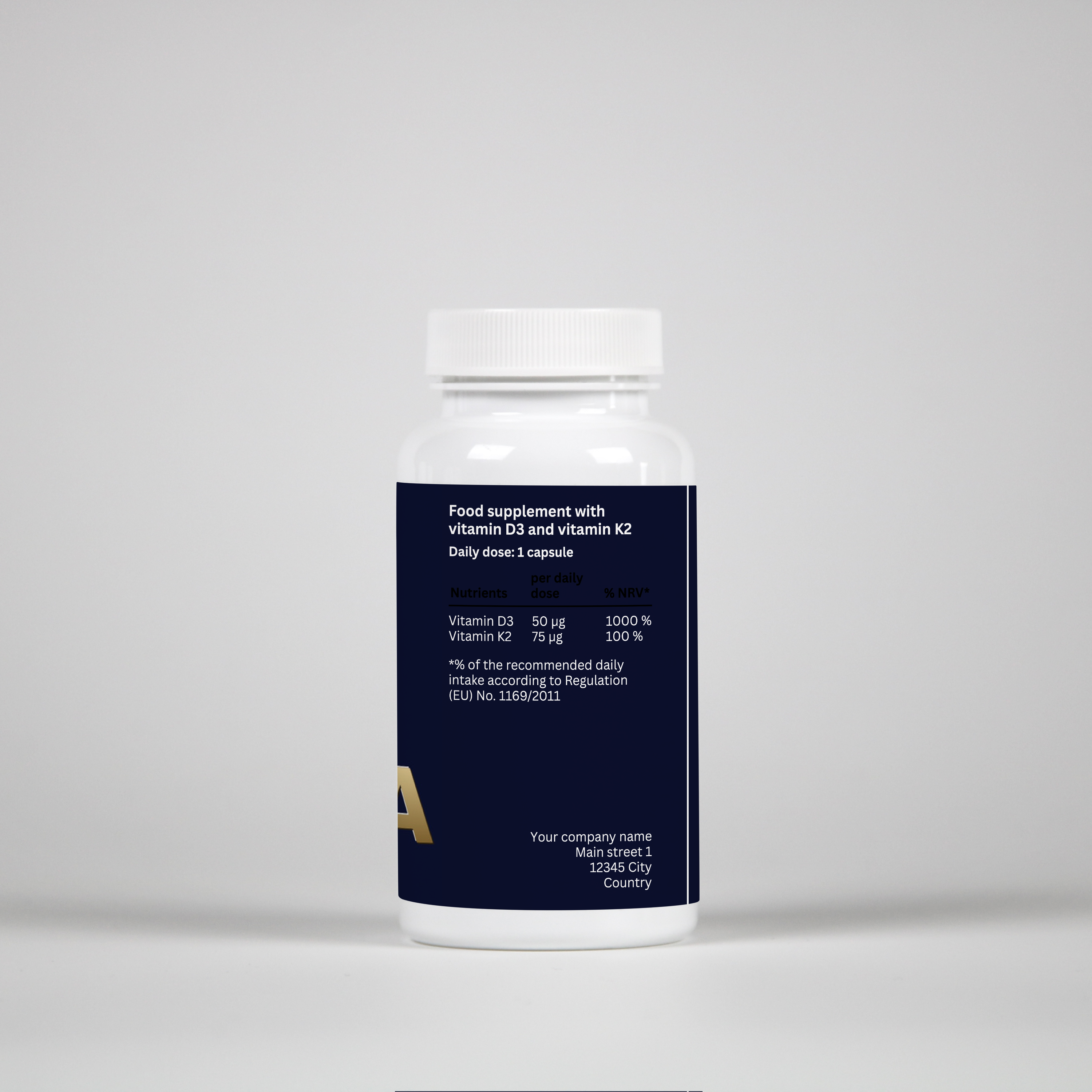 Vitamin D3 + K2 – 90 Capsules