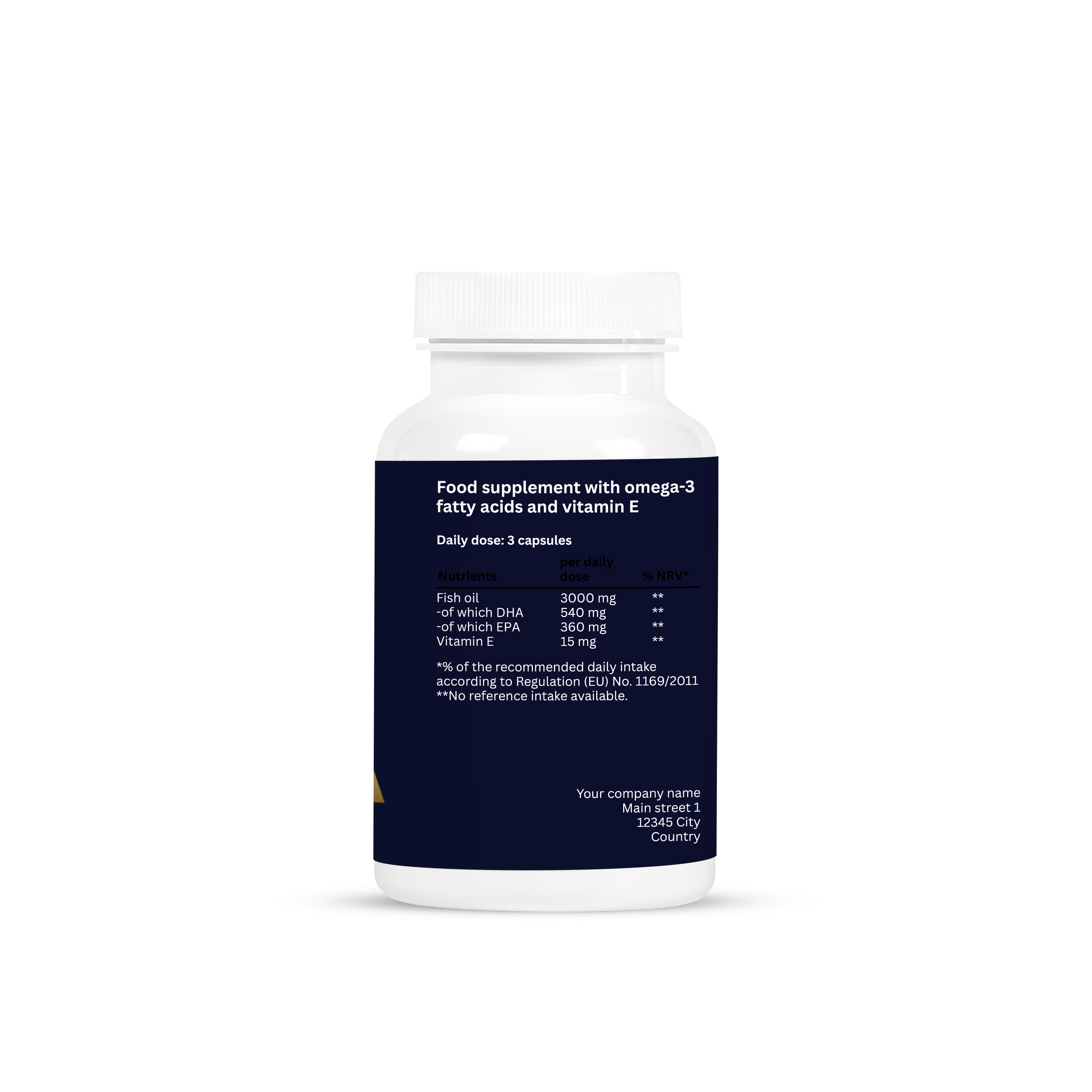 Omega-3 + Vitamin E – 90 Capsules