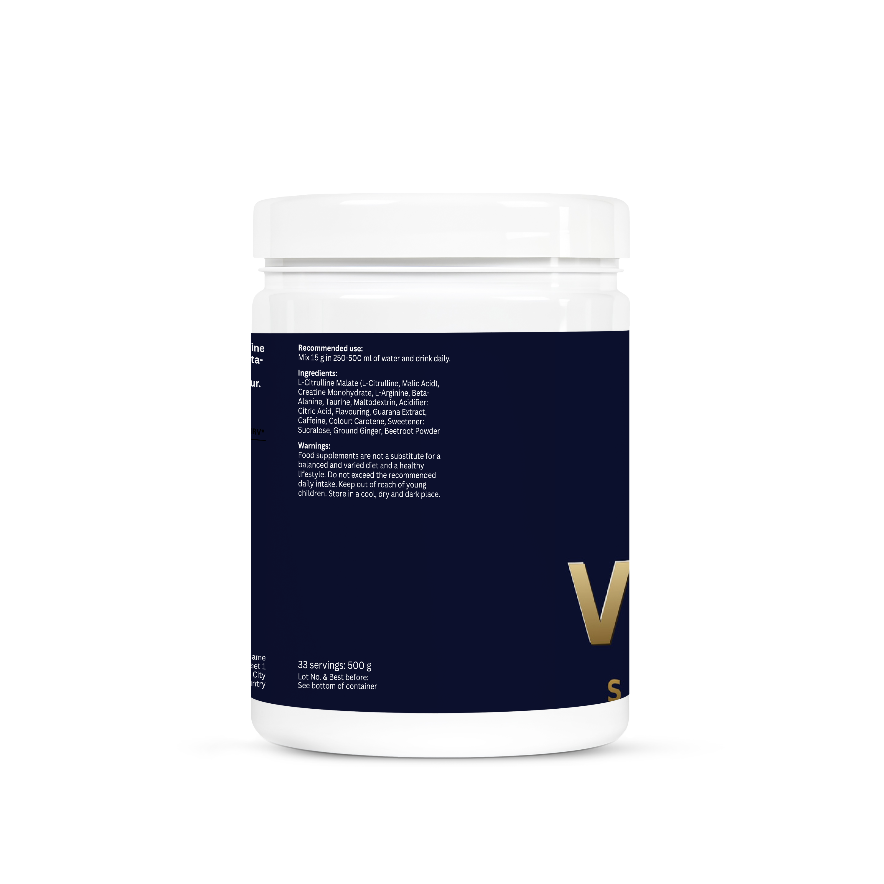 Pre-Workout Booster - 500g