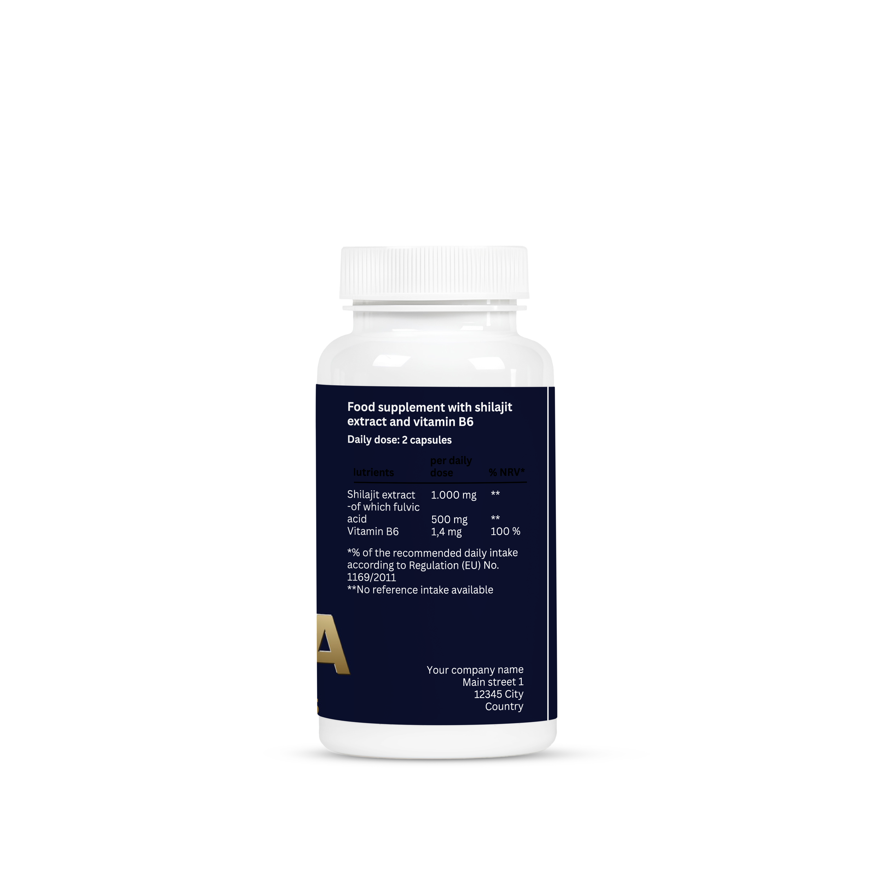 Shilajit + Vitamin B6 - 60 Capsules