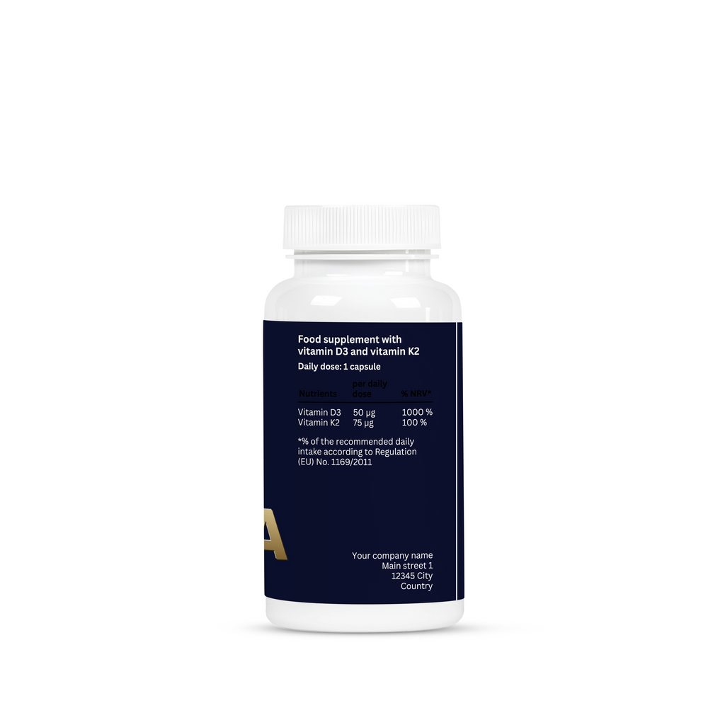 Vitamin D3 + K2 – 90 Capsules