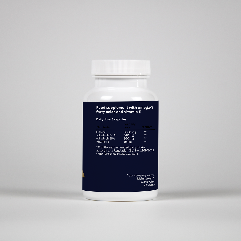 Omega-3 + Vitamin E – 90 Capsules